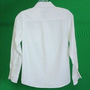 Boys size 10 E-land white shirt